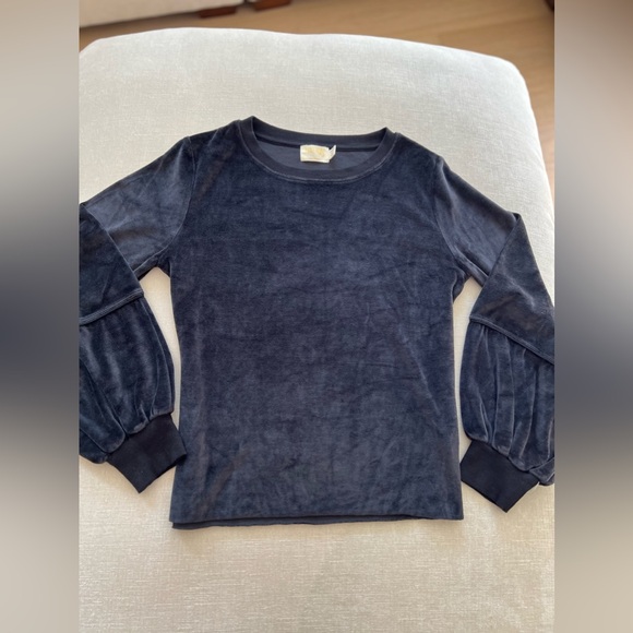 Nations - KIERA VELVET LANTERN SLEEVE / Black - Picture 10 of 14